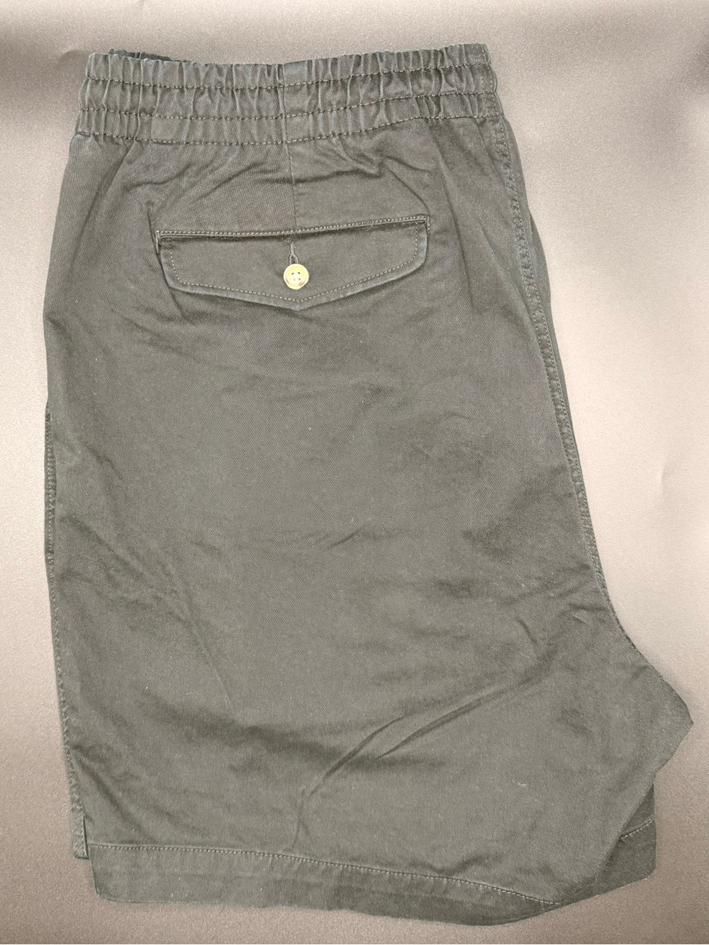 Men’s Polo Ralph Lauren Black Elastic Waist Polo Shorts with Zip Fly SZ XL - Picture 5 of 9